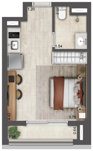 Planta 25 m² — Final 07B